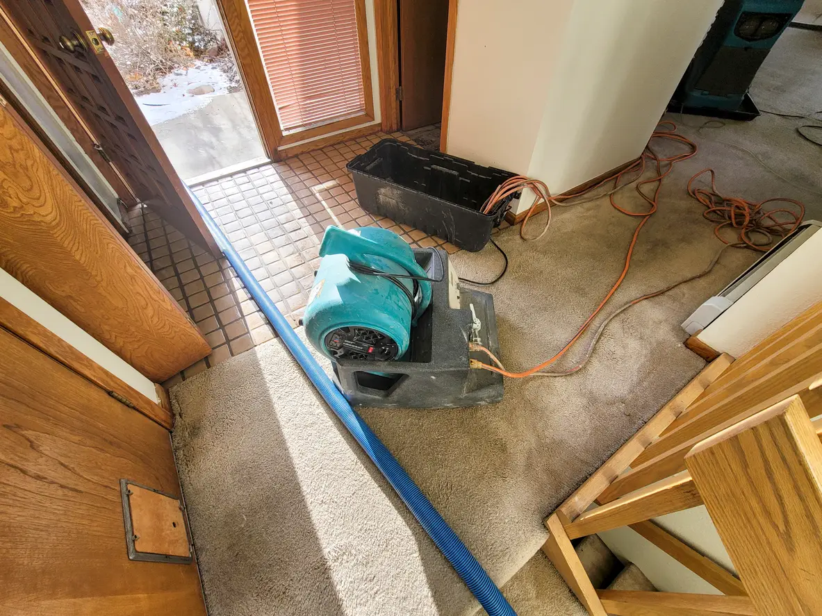 Water damage restoration in a Salt Lake City home